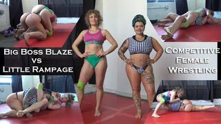 Blaze vs Little Rampage: Competitive Female Wrestling (March 2026)