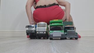 Garbage Truck Toy Ride Collection – Butt Riding Fantasy Session