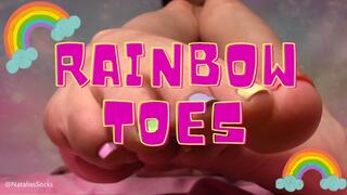Rainbow Toes