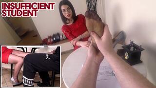 Insufficient student (Footsie and Foot Domination) - HD