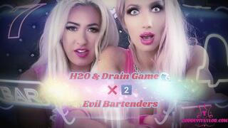 H2O & Drain Game X2 Evil Bartenders