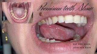 Premium 4K Giantess Teeth Show
