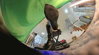 8K XINGGAN boots - POV trampling on a human-shaped carpet