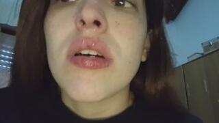 My snot is falling from my nose