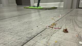 You Didn’t Wash the Floor? Now You’ll Eat From It Like Human Trash