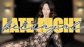 Late Night Betrayal Jerk Off Beside Her