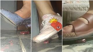 Crushing a Toy Car – From Sandals to Heels