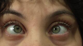 Come look into my eyes because I have an eye fetish and I'll show you my eyes up close