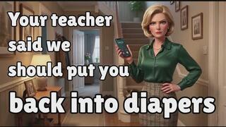 Mean teacher calls your strict step-mommy | US English version