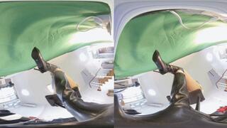 3DVR180 XINGGAN Boots - POV Trampling on Human-shaped Carpet