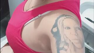 Various shots of him urinating