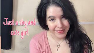 Just a shy and cute girl