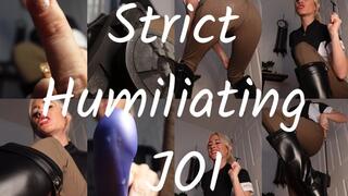 Strict Humiliating JOI