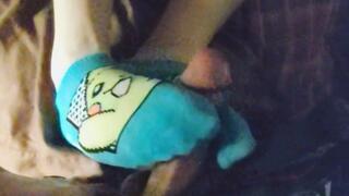 Sexy Pokemon Ankle Sockjob Sock Footjob - Hello Kitty Sock Handjob & Cum