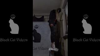 tongue crush under Alice sandals (fullbody)