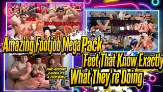 Amazing Footjob Mega Pack - Feet That Know Exactly What They’re Doing