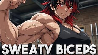 POV Biceps Worship - Rika Makes You Lick Every Vein On Her Superior Arms