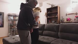 Girlfriend Miss Sofia try a new game