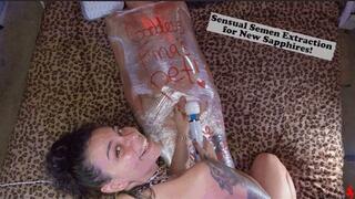 Sensual Semen Extraction for New Sapphires! (Femdom Bondage Blowjob) ft Goddess Fina & Military Man