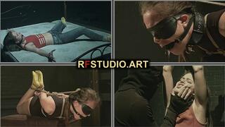 Agent Leya - Captured, Bound and Turned into an Obedient Slave Pet (HD 720p MP4)