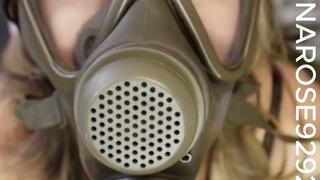 GAS MASK GODDESS NAUGHTY BREATH PLAY ASMR Watch Goddess Luna put on her green military gas mask on and breath play and pleasure her self, while breathing heavily through the mask and moaning while pleasuring myself