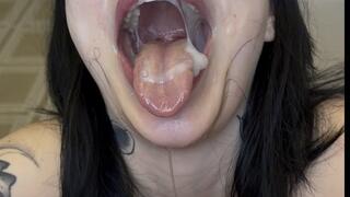 Cheating Whore Makes Huge Puke Mess On Strangers Cock While On Girls Trip