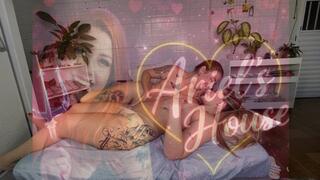 I kissed the hot blonde naked at home By Ariel and Isabelita Cam Full Hd