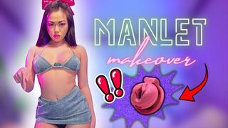Manlet Makeover: ThePrincessLuxy tricks a short, small-dicked loser into chastity and turns him into her feminized pet -- with height humiliation, feminization transformation, and orgasm denial