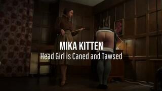 Head Girl is Caned and Tawsed