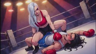Mixed Boxing Fantasies #29B: My Sweaty Ring Domination Confession (Animated)