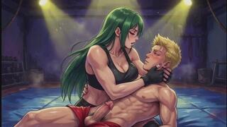 Mixed Wrestling Fantasies #28B: Confessions of a Mat Dominatrix (Animated)