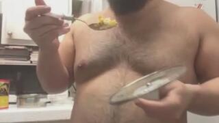 Eating Fancy Mac and Cheese