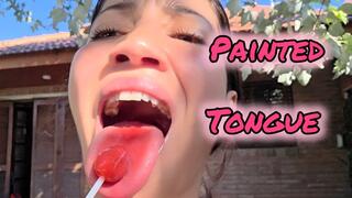 Painted tongue and Uvula