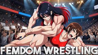Powerful Female Wrestling - Rika Shows Total Superiority On The Mat