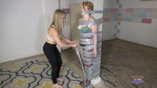 Izzie Taped To a Post 4K WIth Claire Irons