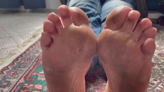 Extreme Close Up Dirty Foot Worship, Tickle Tease and Humiliation