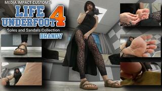 Life Underfoot 4 - Brandy - foot slave - Feet - Toes