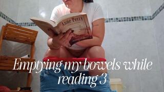 Emptying my bowels while reading 3