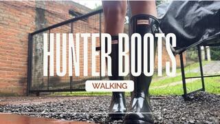 walking hunter boots rain