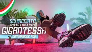 Schiacciato Sotto i Miei Piedi – Gigantessa Dominazione POV ITA