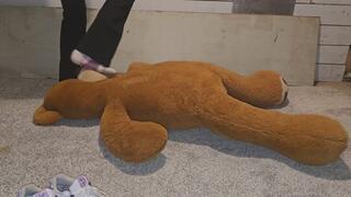 Chrissy big stuffy sock trample