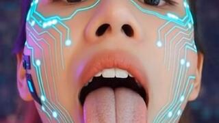 For tongue fetish only, Ai animation