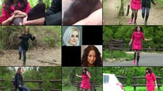 Vanessa and Hillary - Inconvenient Sprains - Hopping and Crutching PT 2. (HD 1920 X1080)