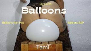 Use his big buttocks to bounce on balloons and make them pop (4)