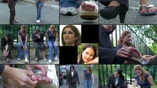 Seyamon & Cheenee One Shoe Gimping and Sprained Foot Massage (in HD 1920 X1080)