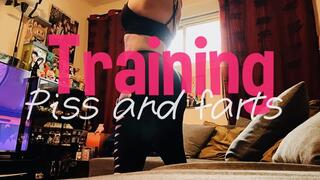 Training hard and going to the toilet