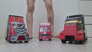 Ultimate Giantess Butt Ride – Entire Mini Truck Fleet Under My Control (POV Size Domination)