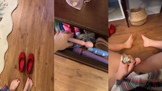 Upskirt Female POV Masturbation and Squirting