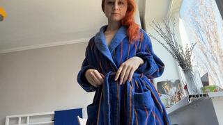 Teasing belly button and fingering pussy