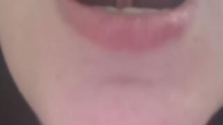 Slowly licking you with my long tongue ASMR